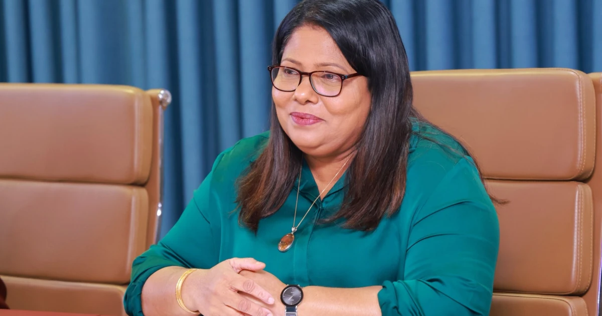 Publisher photograph accompanying PSM News (Maldives)'s report